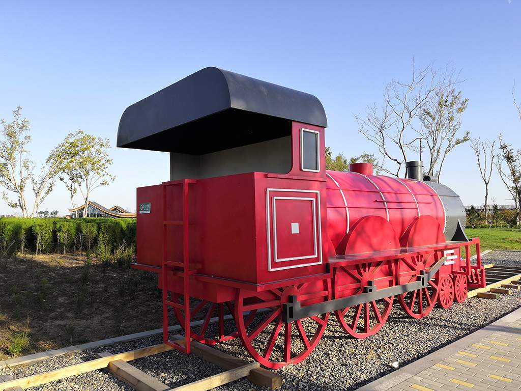 火车雕塑造型