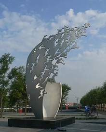 运动主题雕塑不锈钢雕塑不锈钢广场雕塑不锈钢异形雕塑