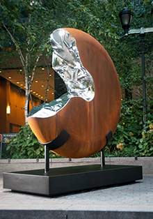 锈板雕塑公园雕塑地产雕塑现代雕塑镜面不锈钢雕塑